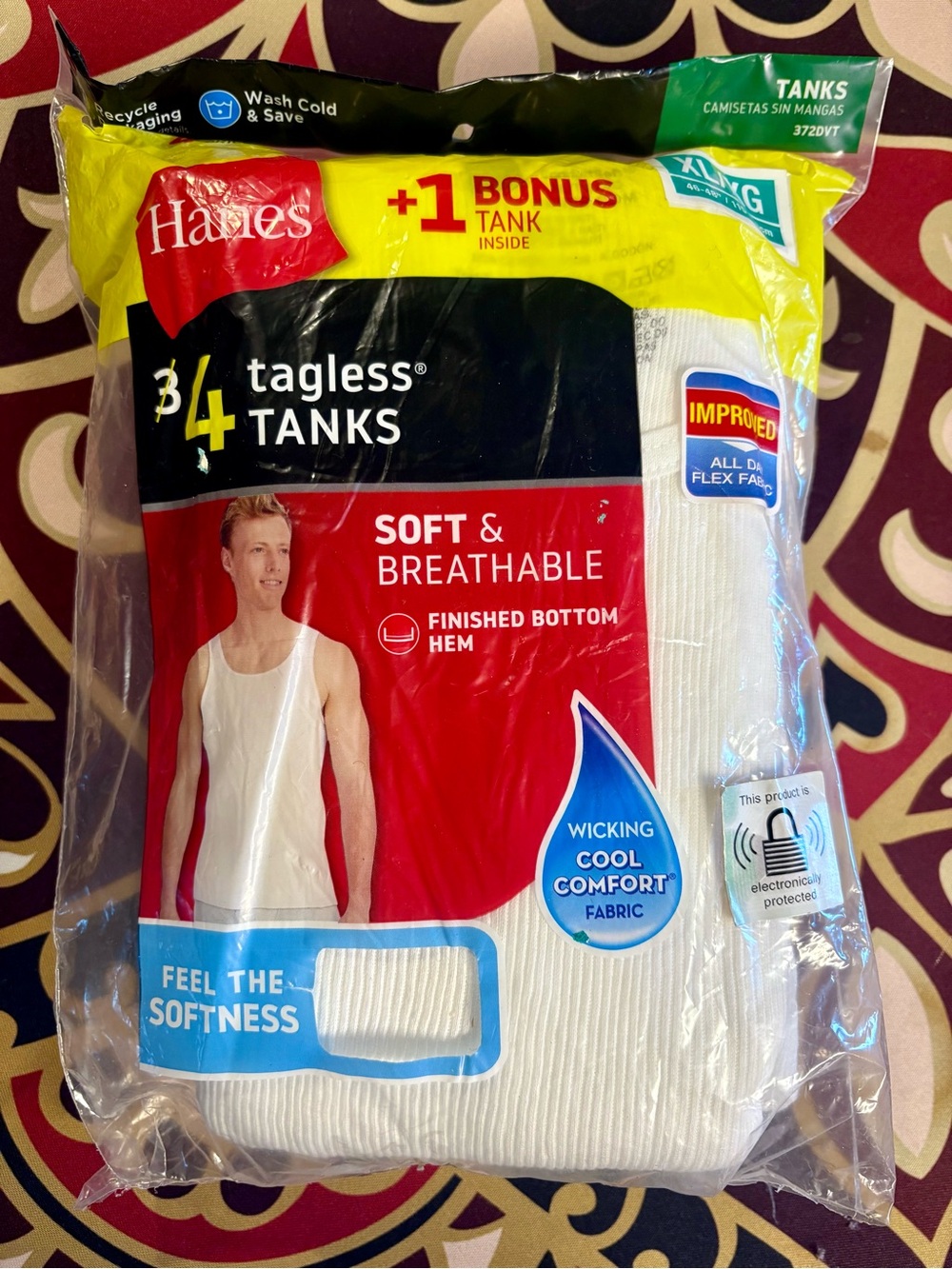 Hanes White Tagless Tank Tops – Soft Breathable Pack